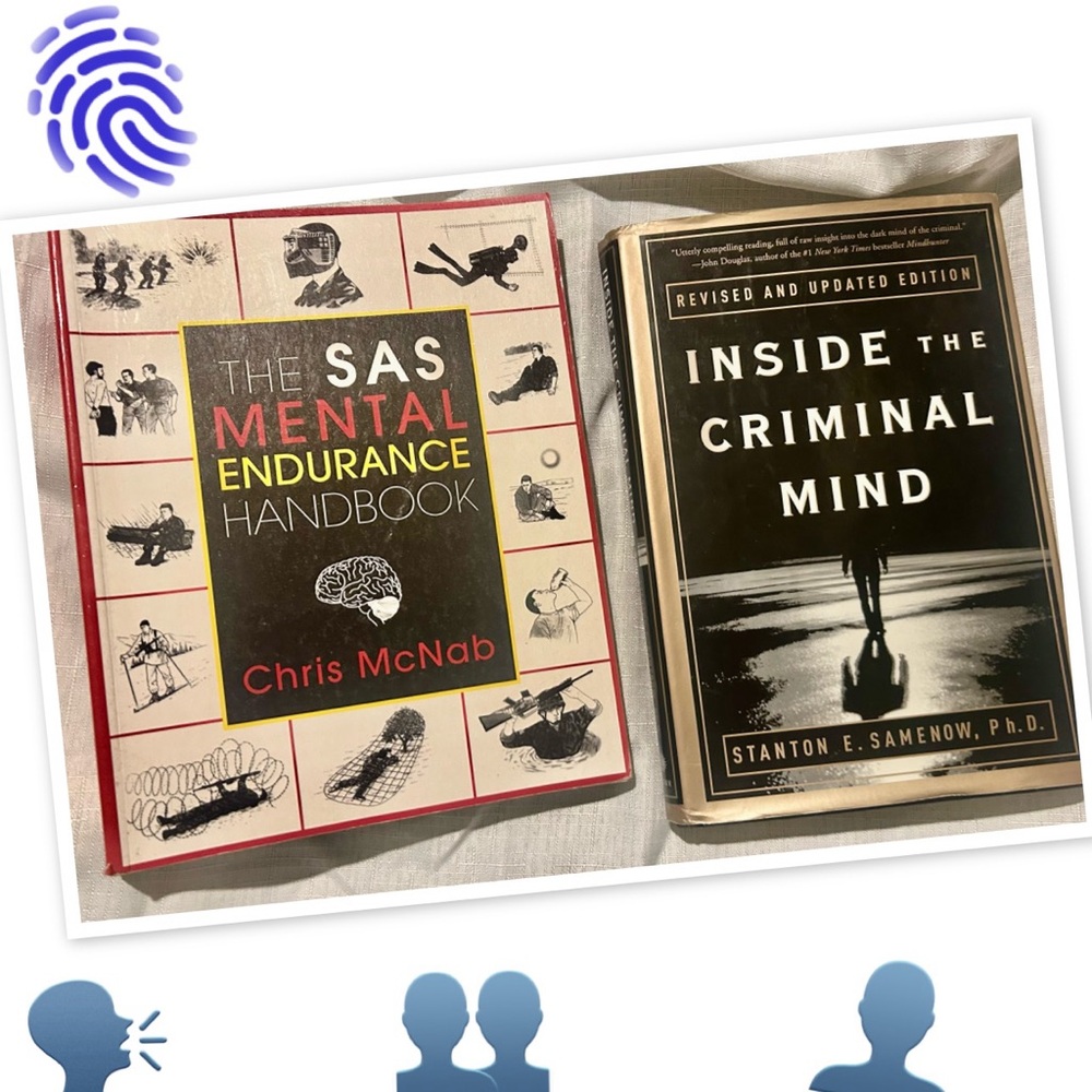 SAS Mental Endurance Handbook and Inside the Criminal Mind Books